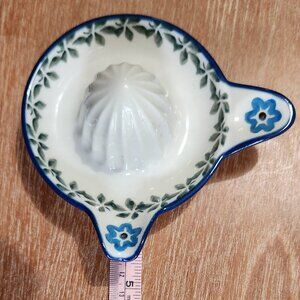 Mini Polish Pottery citrus juicer